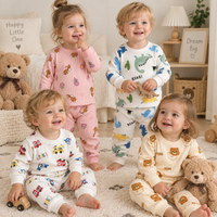 Thumbnail for LittleDreamer – Doux et chaud – Ensemble de vêtements de nuit en coton pour enfants