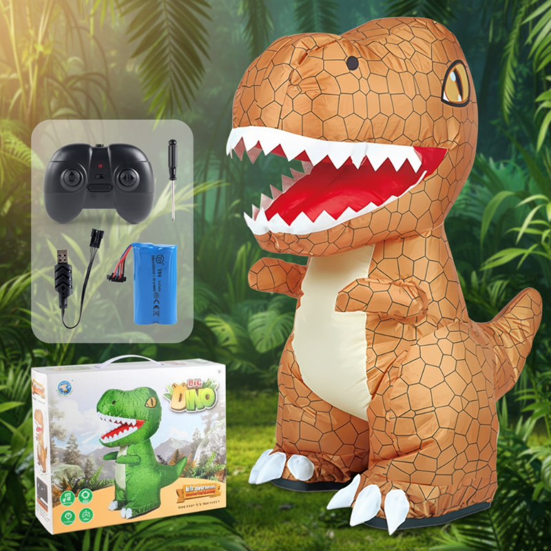 Inflatable Tyrannosaurus Rex – Ludique et éducatif – Dinosaure gonflable télécommandé