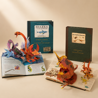 Thumbnail for JurassicKids – Passionnant et éducatif – Encyclopédie des dinosaures en 3D : livre pop-up