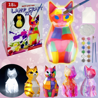 Thumbnail for MiniCrafters – Créativité et apprentissage – Kit de peinture « Lampe DIY Animaux »