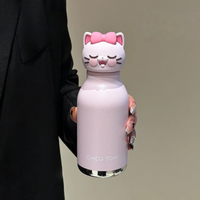 Thumbnail for AnimalSip – Mignon et pratique – Gourde isotherme en acier inoxydable pour enfants avec motif d'animaux