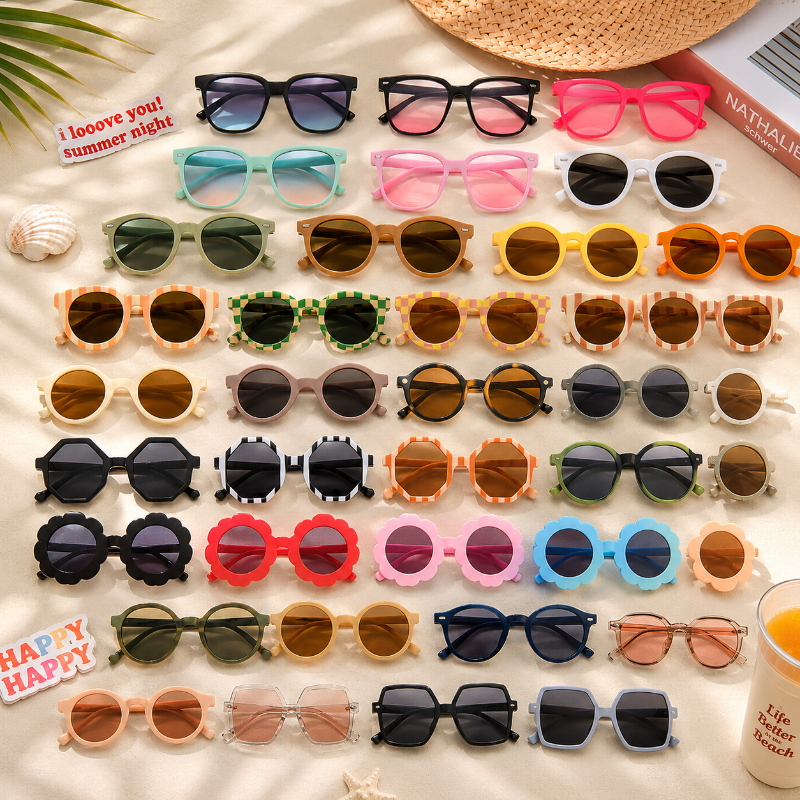 Kids Sunglasses Set – Protection UV et plaisir – Lunettes de soleil pour enfants