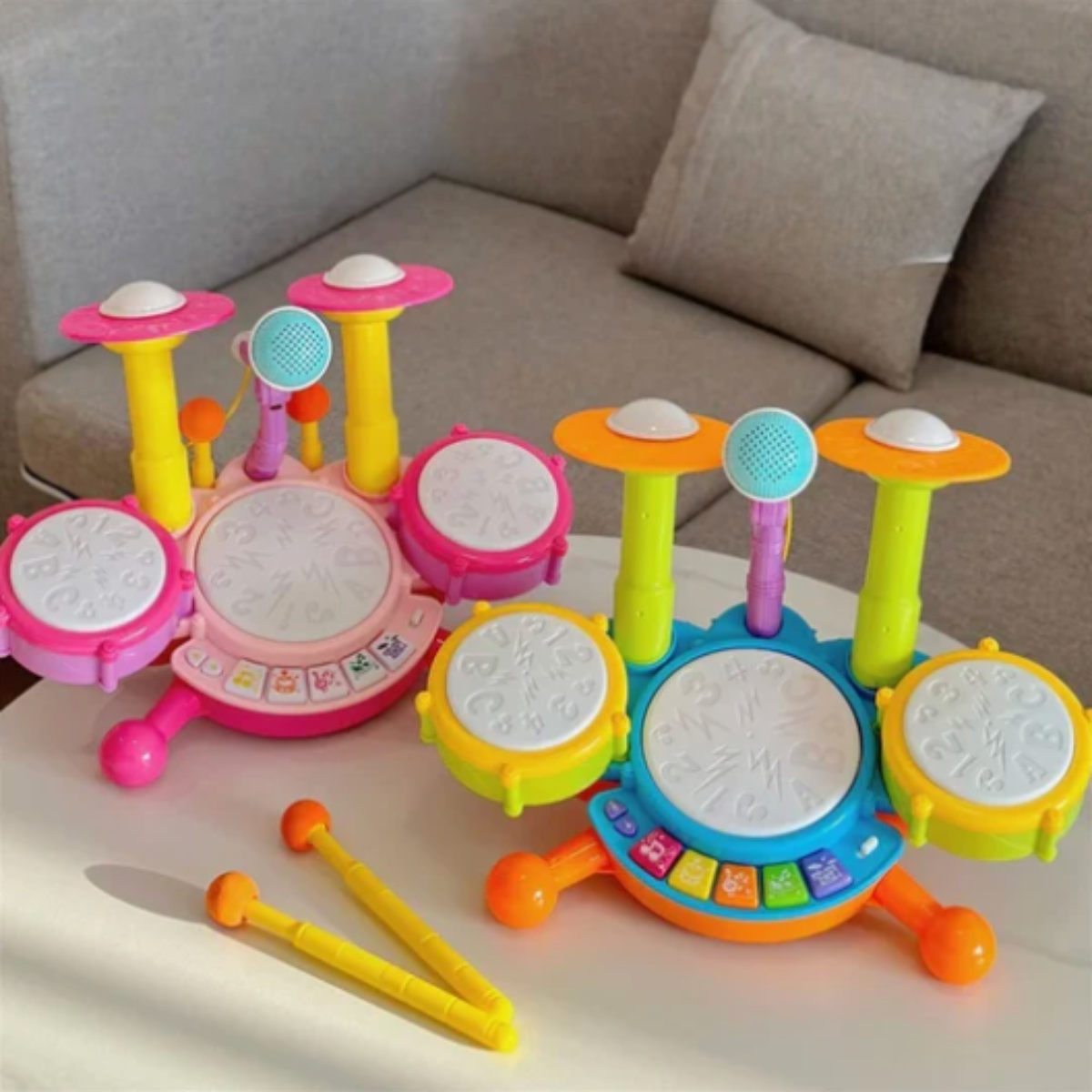 Kids Drumset™ - Initiation musicale pour petits - Batterie jouet