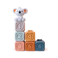 Thumbnail for Koala Cubes™ - Tour à empiler - Jouets à mâcher pour bébés