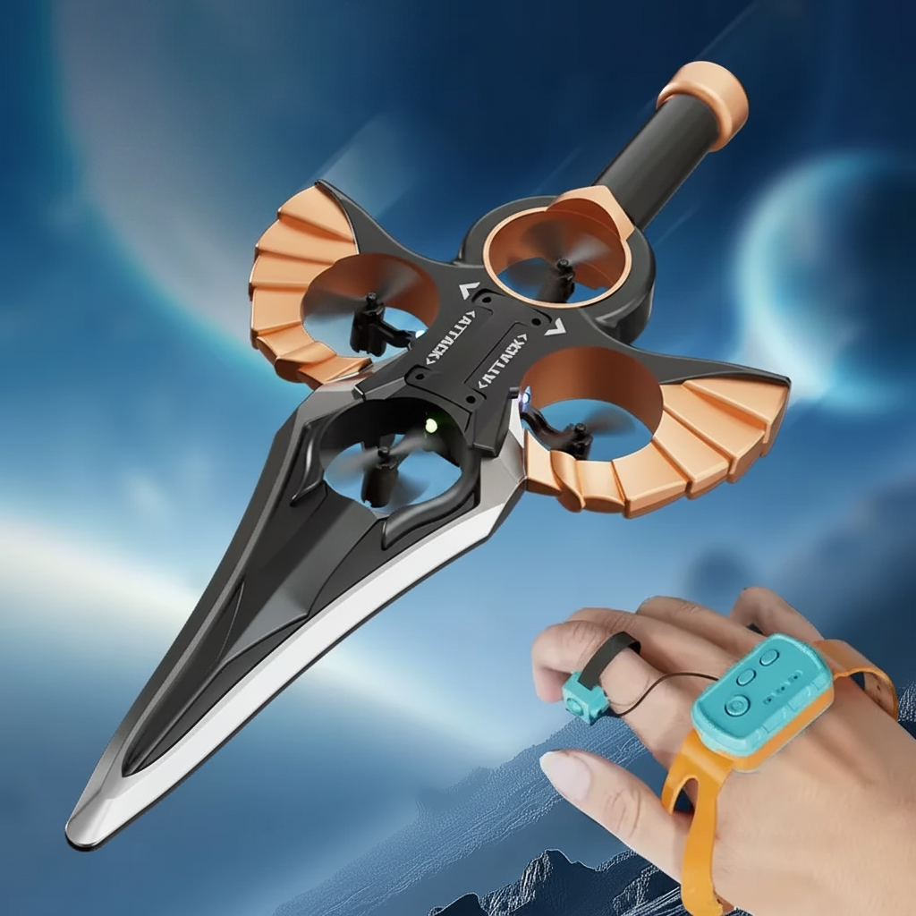 AirBlade – Ludique et interactif – Jouet volant télécommandé au design d'épée