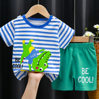 Thumbnail for Mini Fashion - Imprimé lion - Ensemble d'été pour garçons