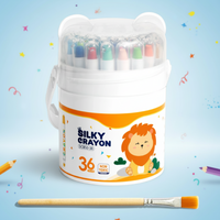 Thumbnail for TinyArt – Éducatif et sûr – Kit de feutres lavables et solubles dans l'eau