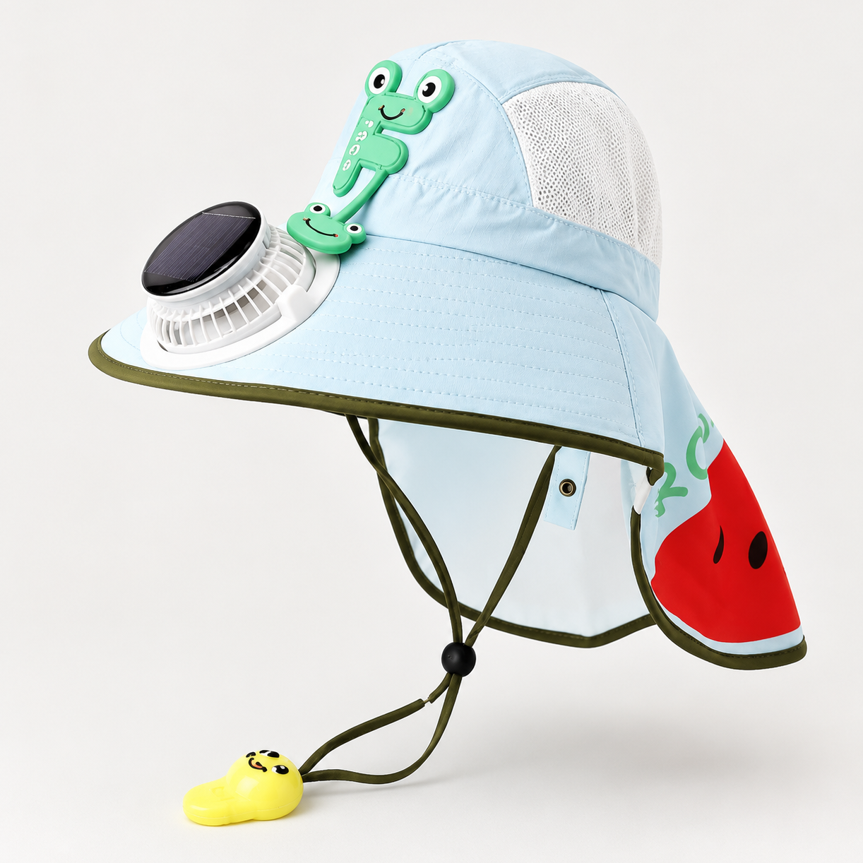 HappyShade – Protection solaire et rafraîchissement – Chapeau d'été pour enfants avec ventilateur
