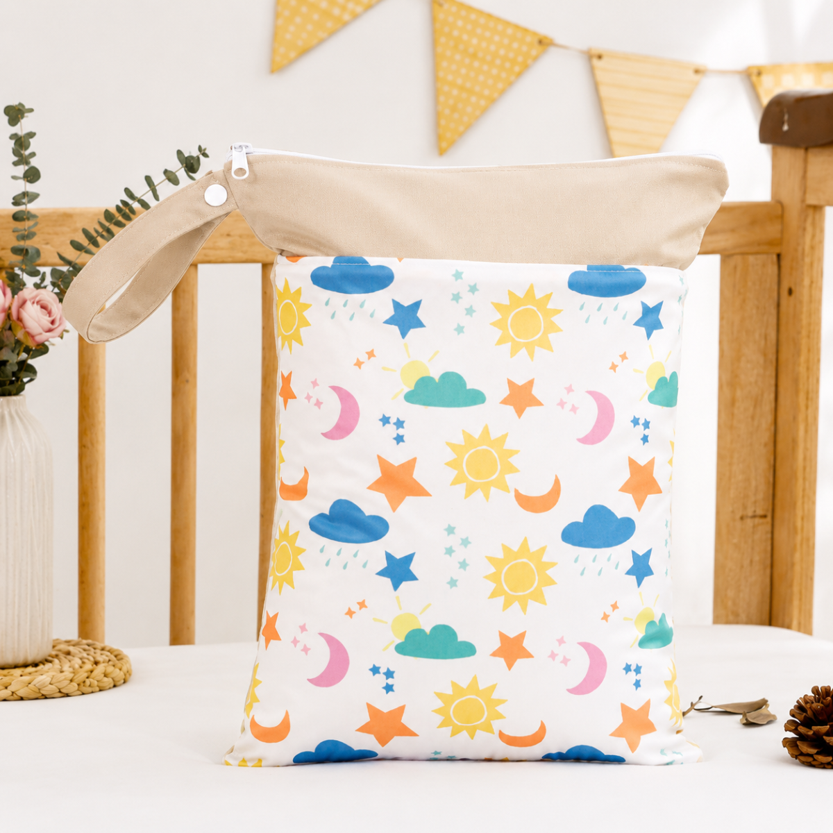 LittleBloom – Toujours sec et frais – Sac à couches réutilisable et imperméable