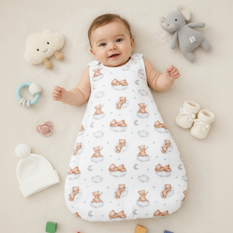 LittleDreams – Doux et respirant – Sac de couchage pour bébé sans manches