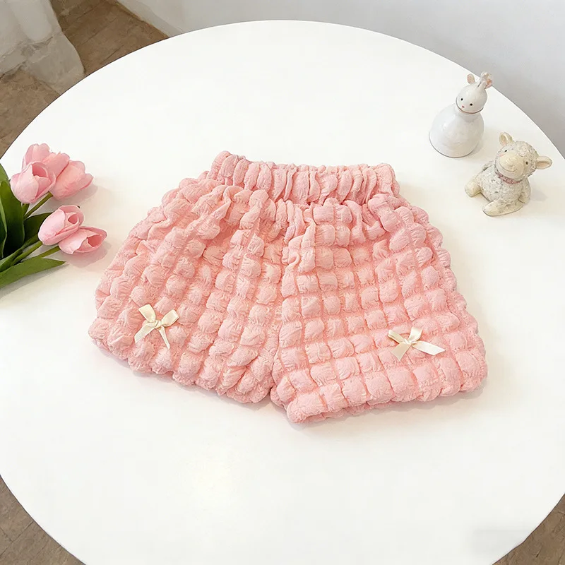 LovelyBloom – Doux et mignon – Petit pantalon pour enfant à volants et nœud