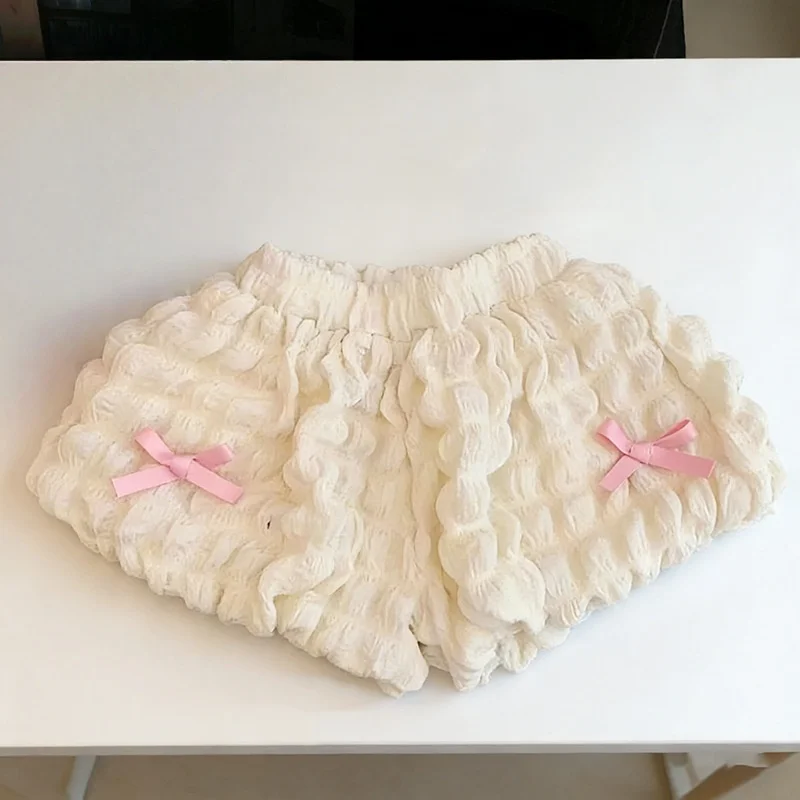 LovelyBloom – Doux et mignon – Petit pantalon pour enfant à volants et nœud