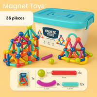 Thumbnail for Magnet Toys™ - Soyez créatif avec des aimants - Bâtons magnétiques