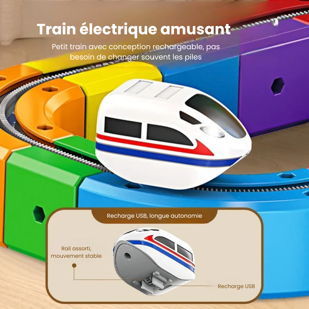 DIY Cube Track – Créatif & Actif – Circuit de train créatif à monter soi-même