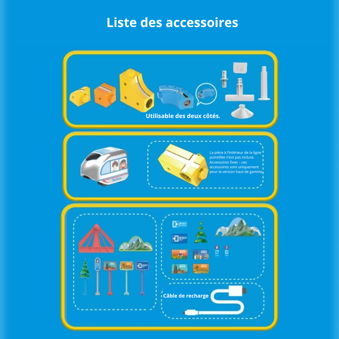 MagniTrack – Créatif & Électrique – Train électrique anti-gravité