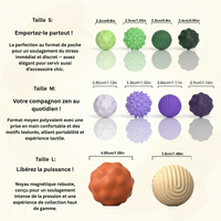 Thumbnail for CalmSphere – Doux et concentré – Jouet magnétique anti-stress