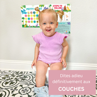 Thumbnail for Potty Training – Ludique et motivant - carte d'apprentissage de la propreté avec autocollants