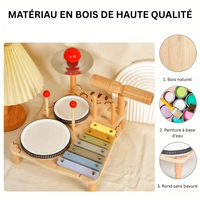 Thumbnail for Woods – Musical et éducatif – Batterie en bois pour tout-petits