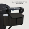 ToddlerOrganizer – Imperméable et spacieux – Organisateur pour poussette avec porte-bouteilles