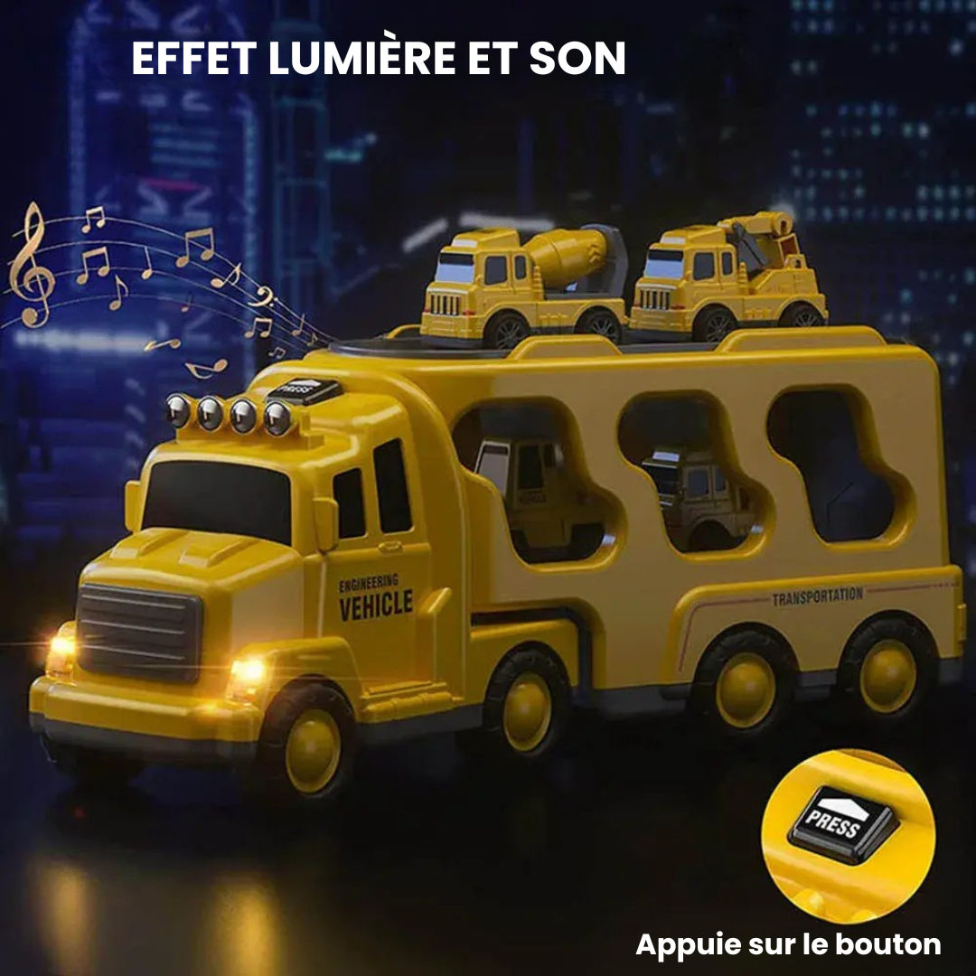 Magic Car City™ - Véhicule de Transport Lumineux et Musical