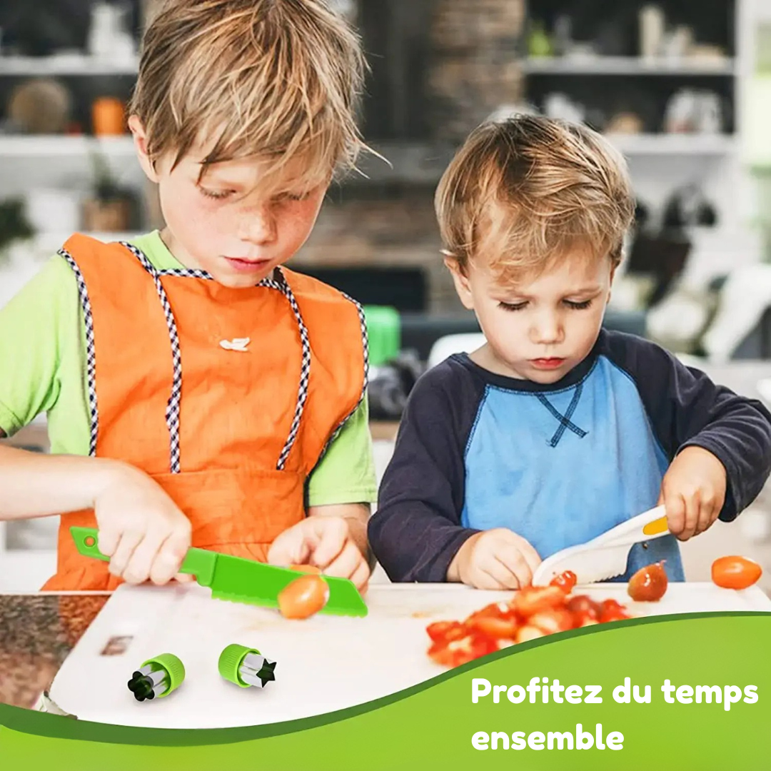 Junior Chef Set™ - Sécurité en cuisine - Ensemble de découpe pour enfants