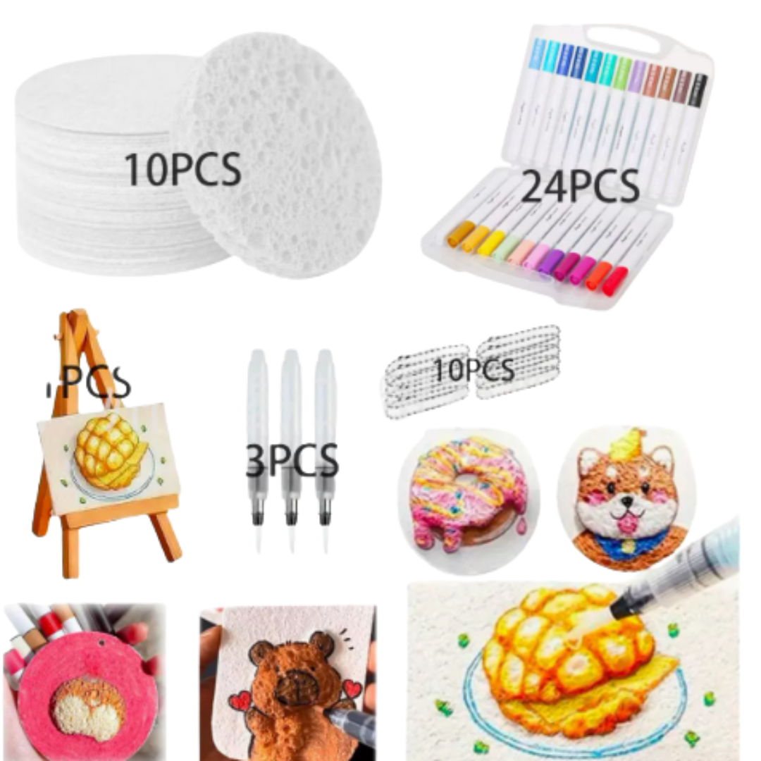 MagicFoam – Coloré et créatif – Set de stylos texture créatifs