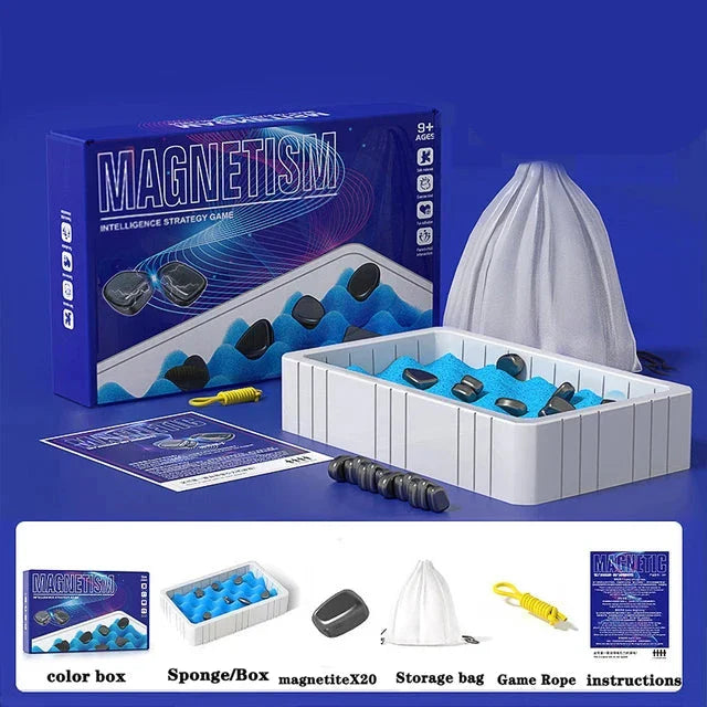 Jeu de Tactique Magnétique™ - Amusement Stratégique - Jeu d'Échecs Magnétique