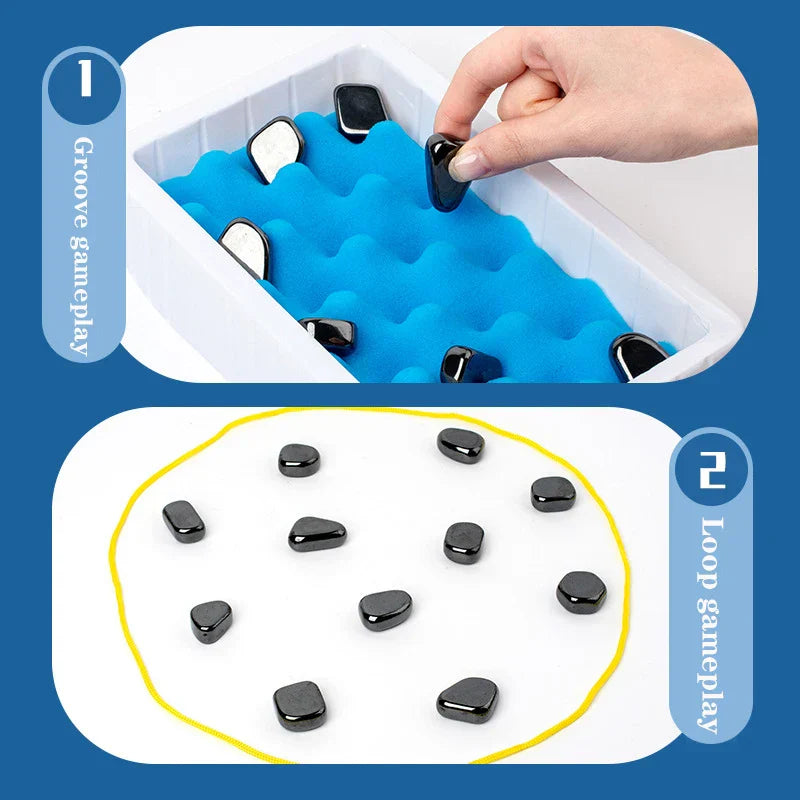 Jeu de Tactique Magnétique™ - Amusement Stratégique - Jeu d'Échecs Magnétique