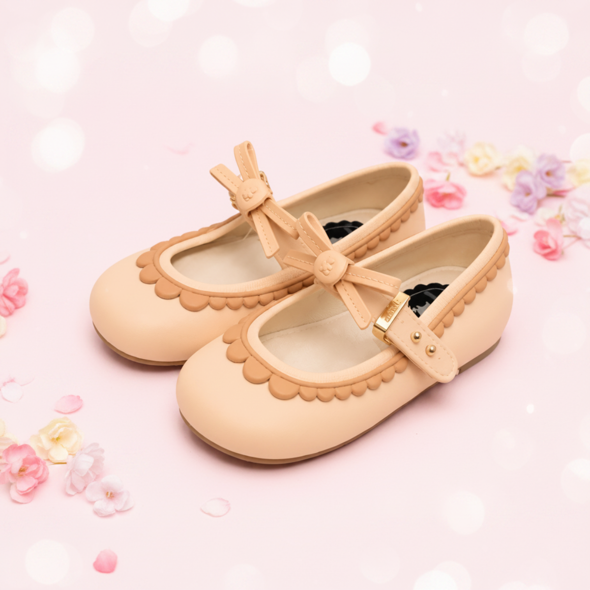 MiniChic – Élégance et style – Chaussons pour enfants avec nœud