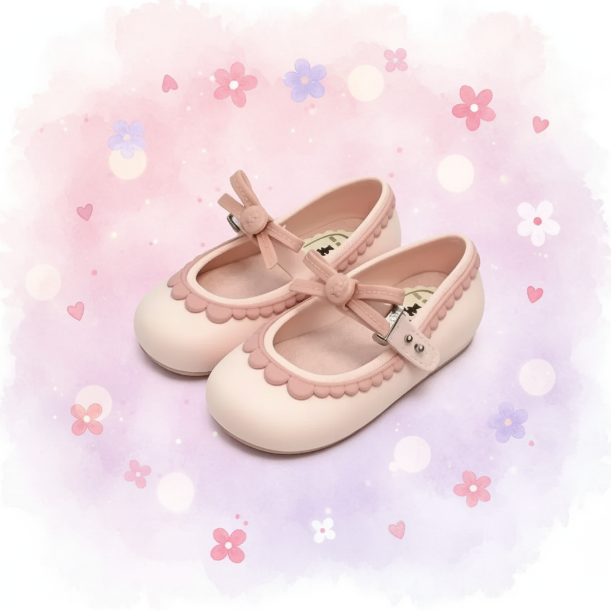 MiniChic – Élégance et style – Chaussons pour enfants avec nœud