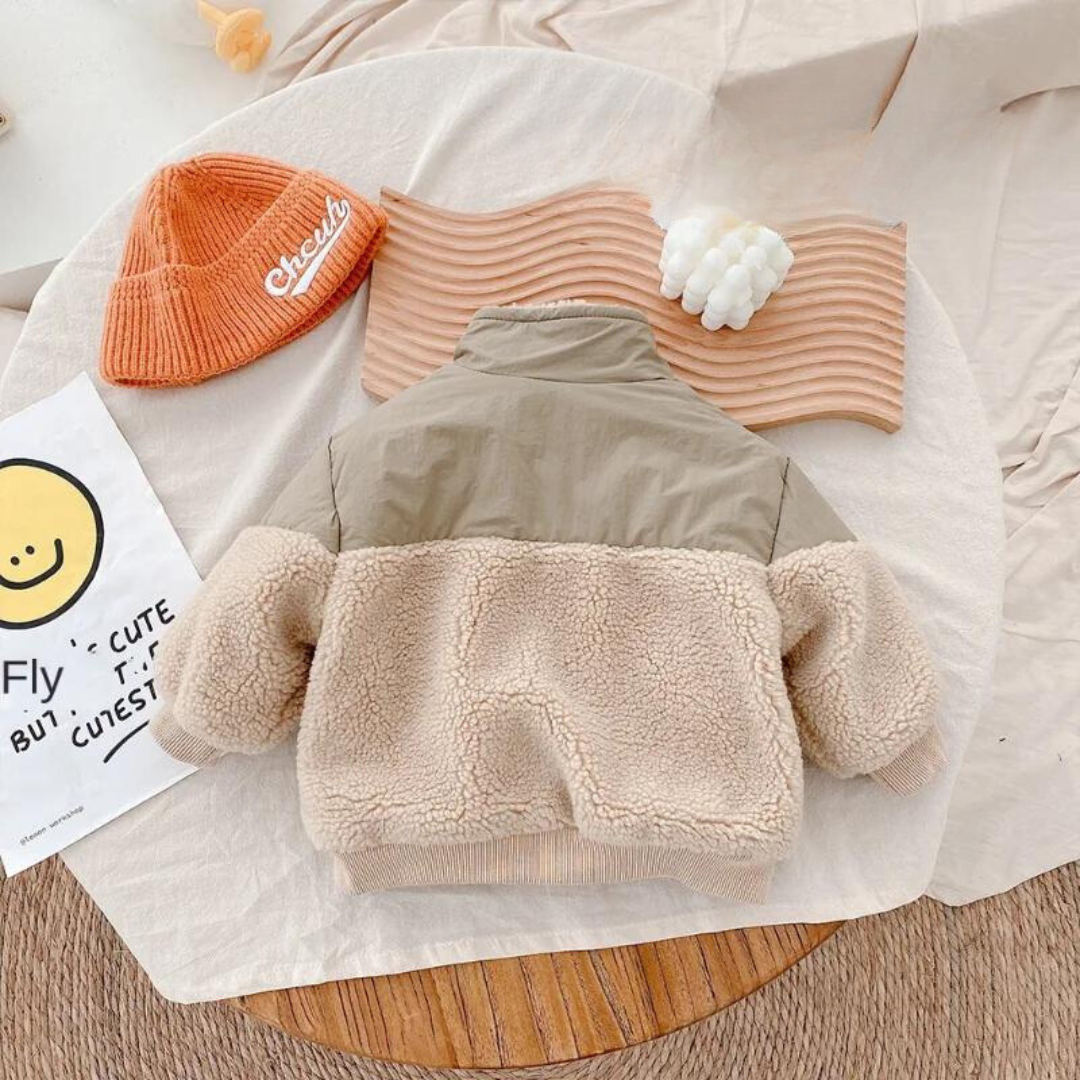 Mini Fashion™ - Ultra Chaude - Manteau polaire en laine d'agneau