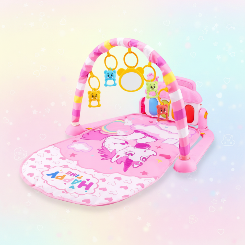 Musical Baby Play Gym – Coloré et éducatif – Tapis de gymnastique pour bébé