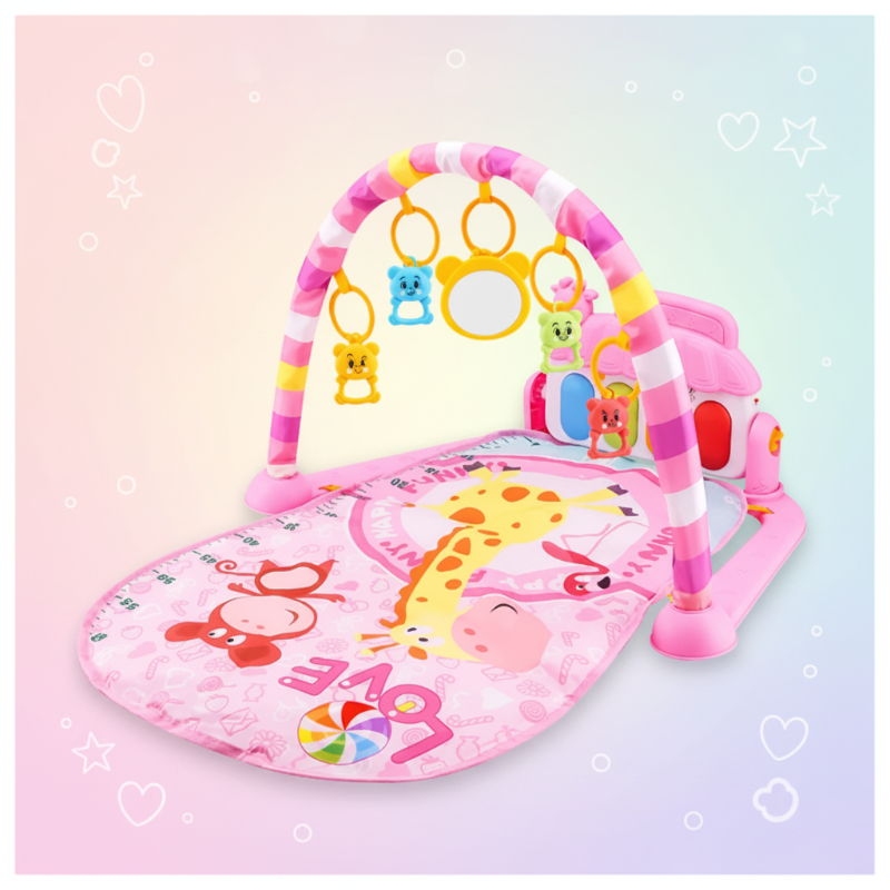 Musical Baby Play Gym – Coloré et éducatif – Tapis de gymnastique pour bébé
