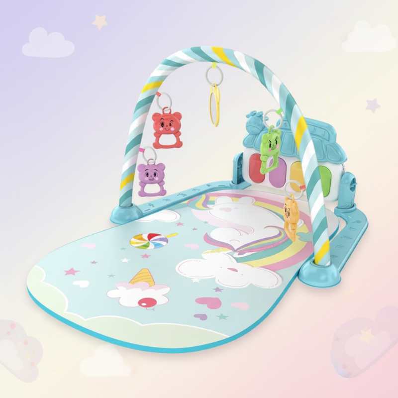 Musical Baby Play Gym – Coloré et éducatif – Tapis de gymnastique pour bébé