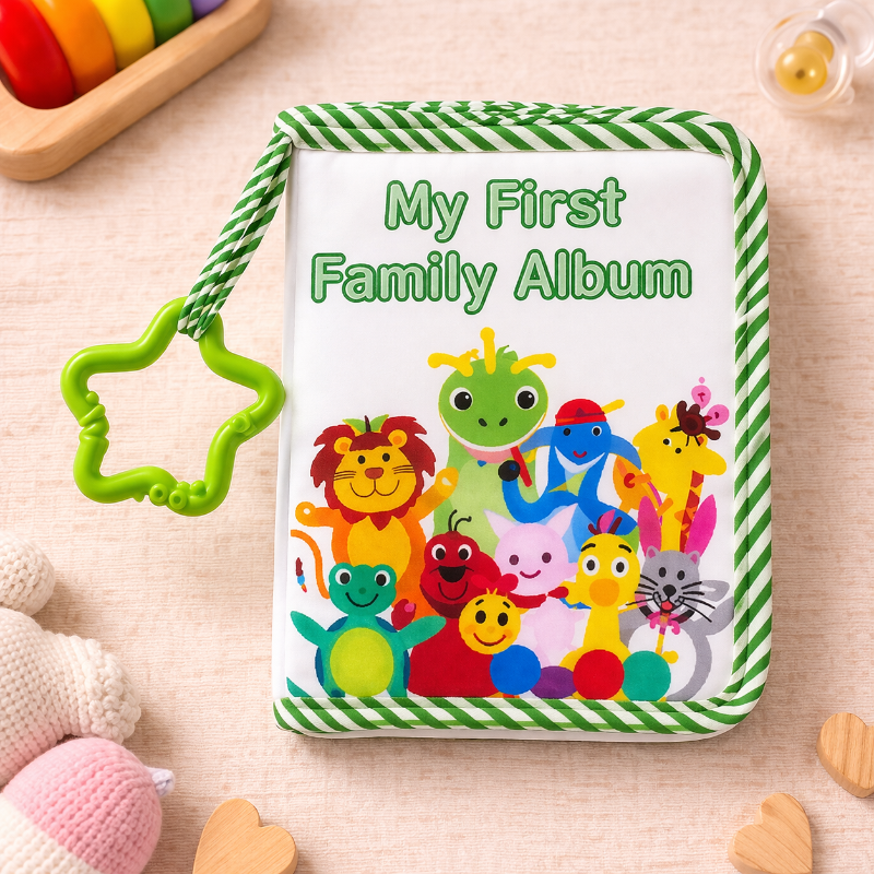 Baby Photo Album – Douceur & Souvenirs – Album photo en tissu