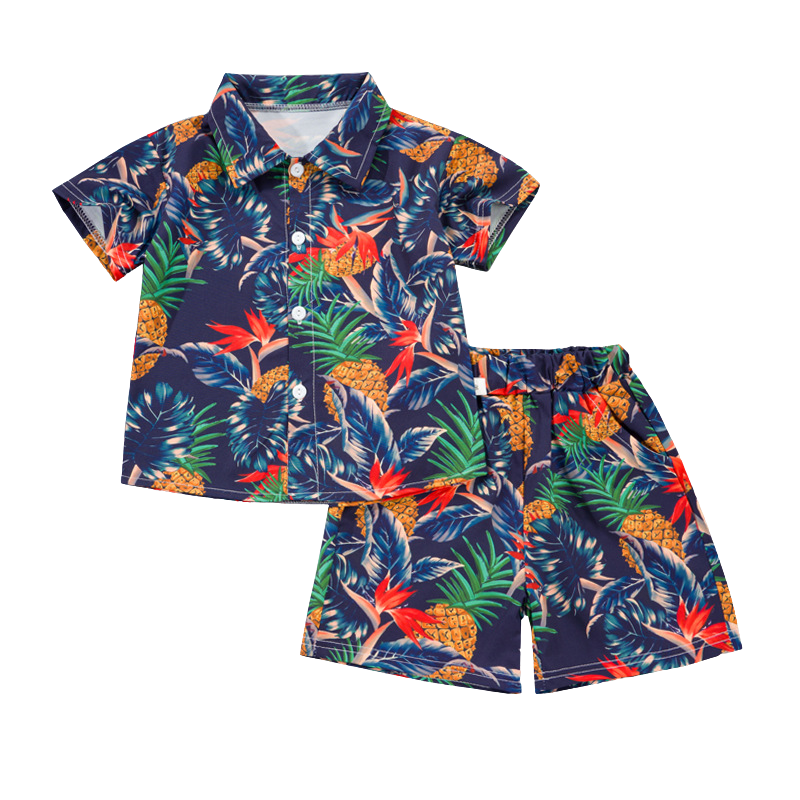 Mini Fashion - Frais et joyeux - Ensemble floral pour garçons