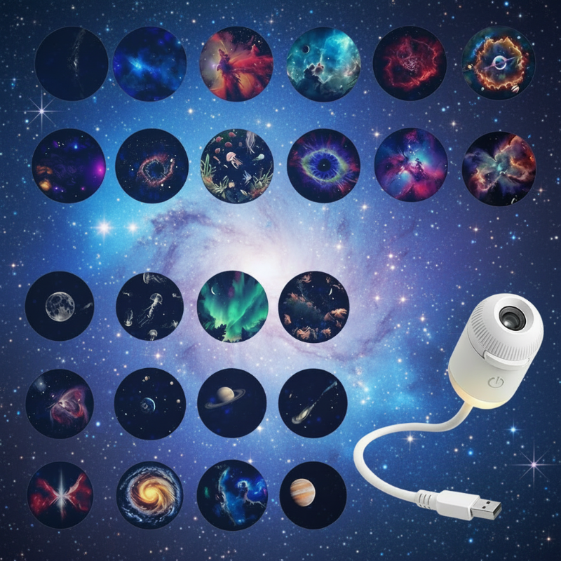 NightSky – Intensité réglable et ambiance magique dans la chambre à coucher – Lampe LED Galaxy