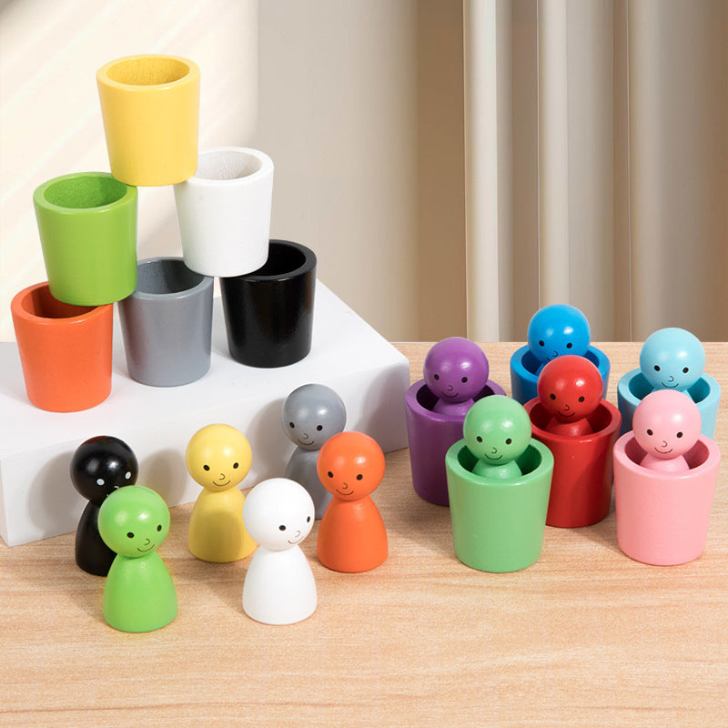 Canal de couleur – Apprentissage et découverte – Jeu Montessori de tri des couleurs en bois