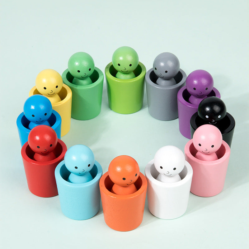 Canal de couleur – Apprentissage et découverte – Jeu Montessori de tri des couleurs en bois