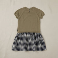 Thumbnail for Plaid Patchwork Dress – Tendance et légère – Robe à carreaux