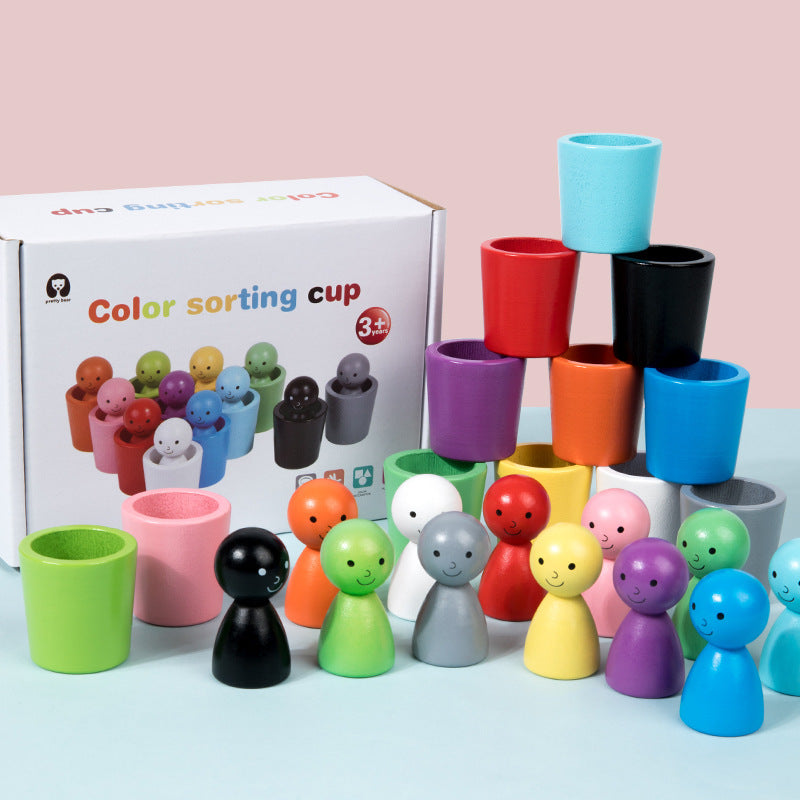 Canal de couleur – Apprentissage et découverte – Jeu Montessori de tri des couleurs en bois