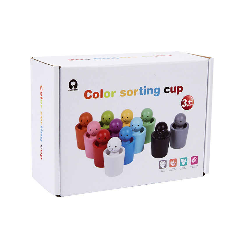 Canal de couleur – Apprentissage et découverte – Jeu Montessori de tri des couleurs en bois