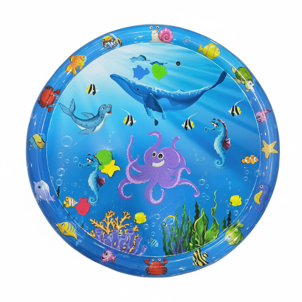 TinyWave – Joyeux et stimulant – Tapis sensoriel aquatique pour bébé