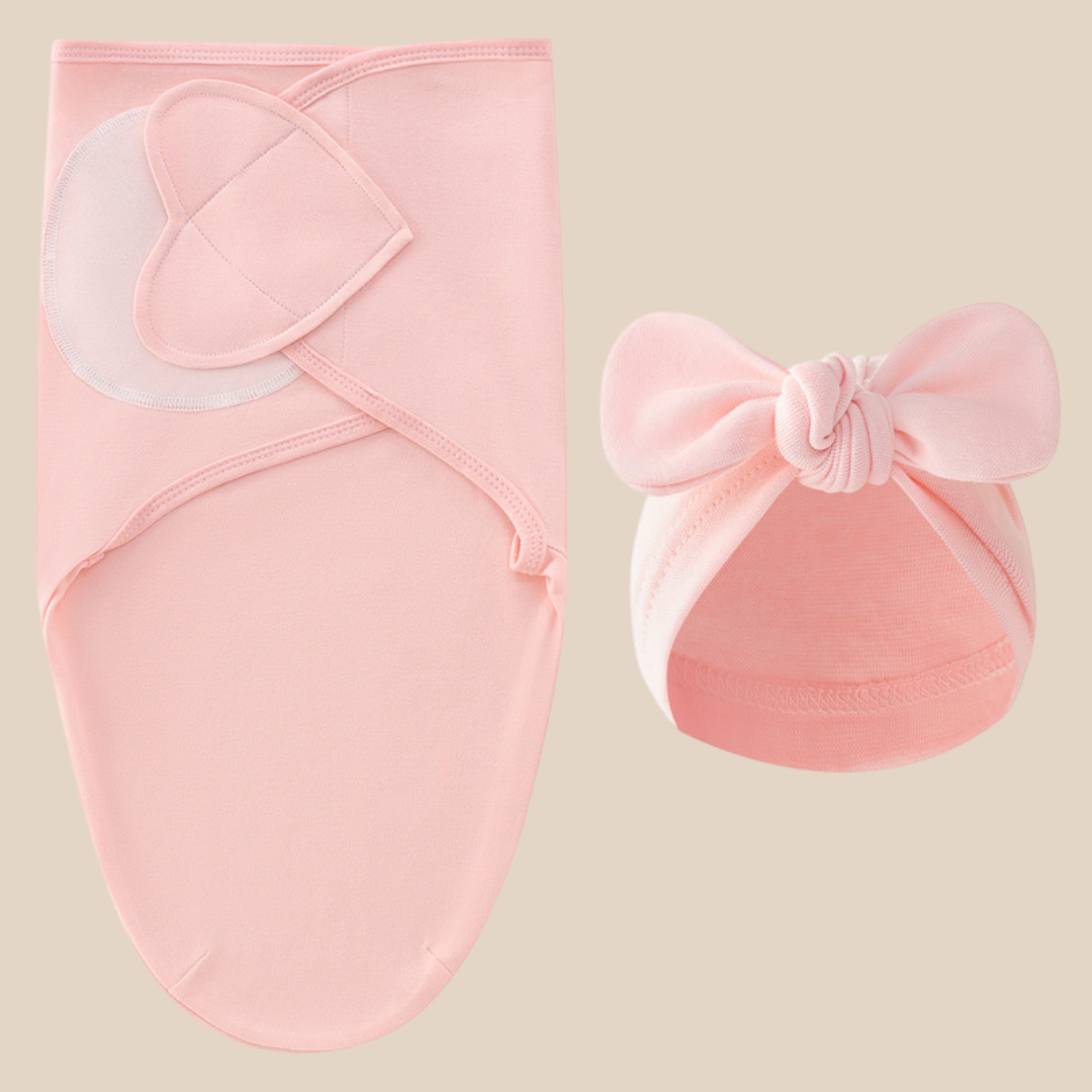 DreamNest – Repos et confort – Couverture d'emmaillotage de luxe avec bonnet