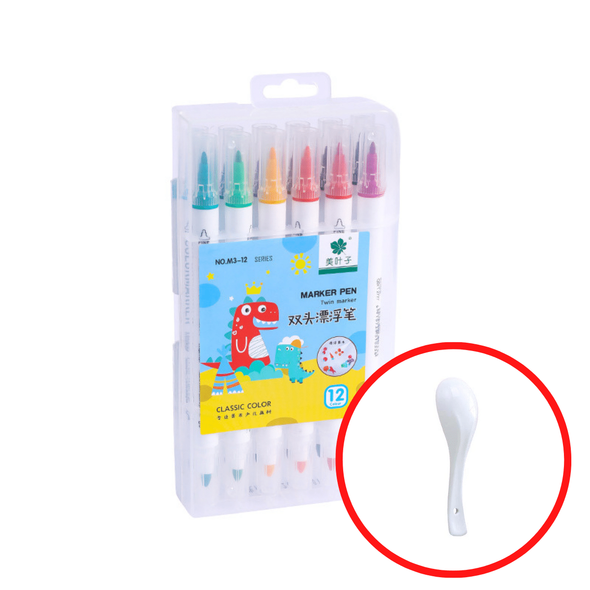 Magic Water Pen™ - Œuvres d'art créatives dans l'eau - Set d'autocollants pour aquarelle (+ cuillère en céramique GRATUITE)