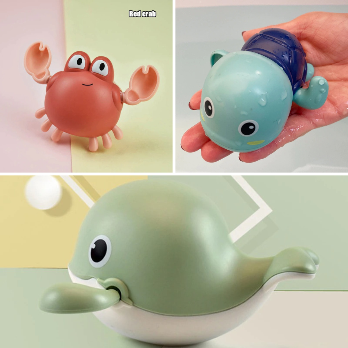 Bath Buddies™ - Bain avec d'adorables créatures marines ! - Tortues nageuses