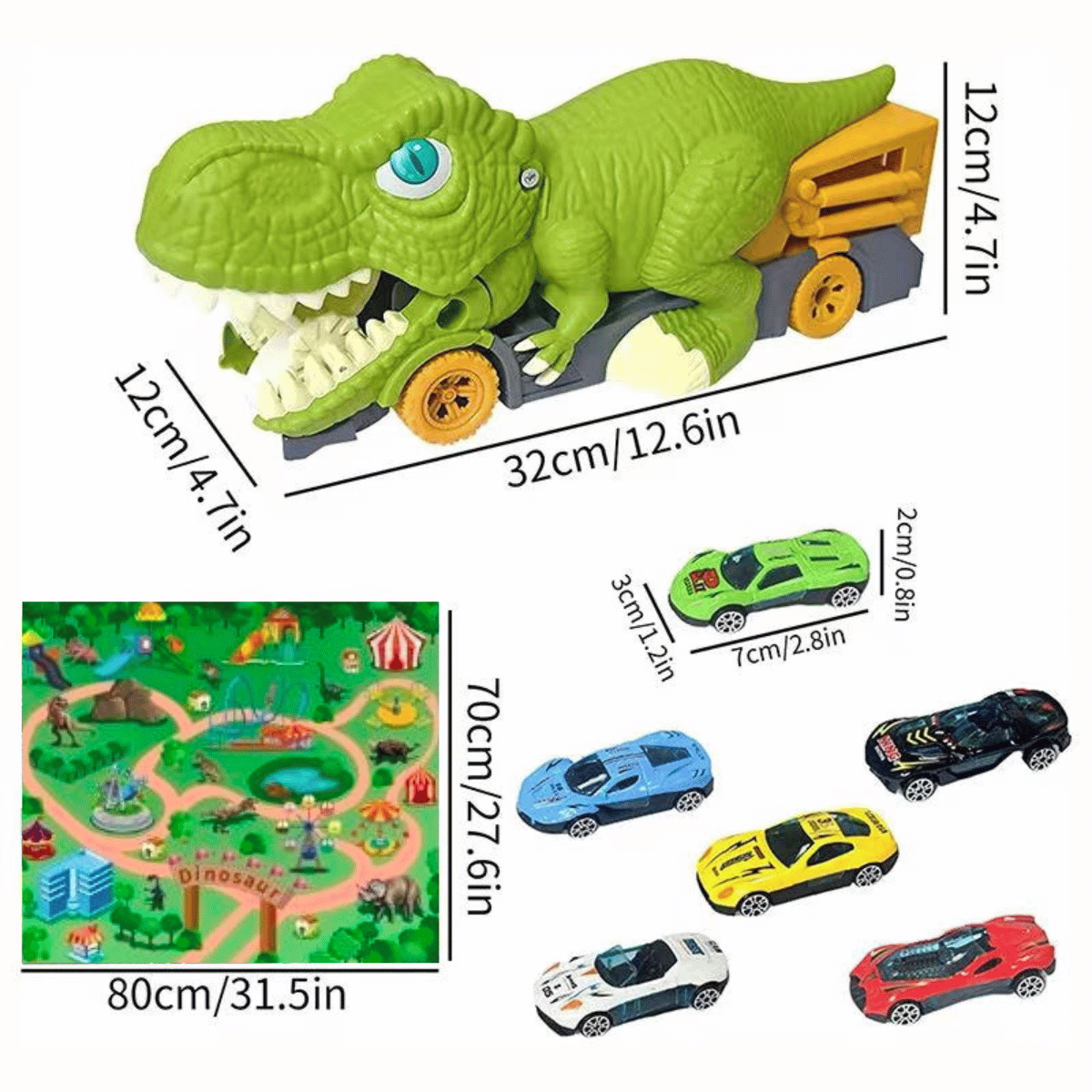 Dino Car Truck™ - Retourne à la préhistoire - Voiture jouet dinosaure