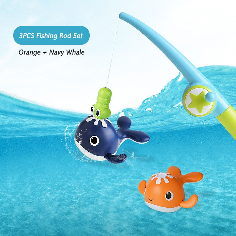 Bath Buddies™ - Mignons poissons qui se baignent - Baleines qui nagent