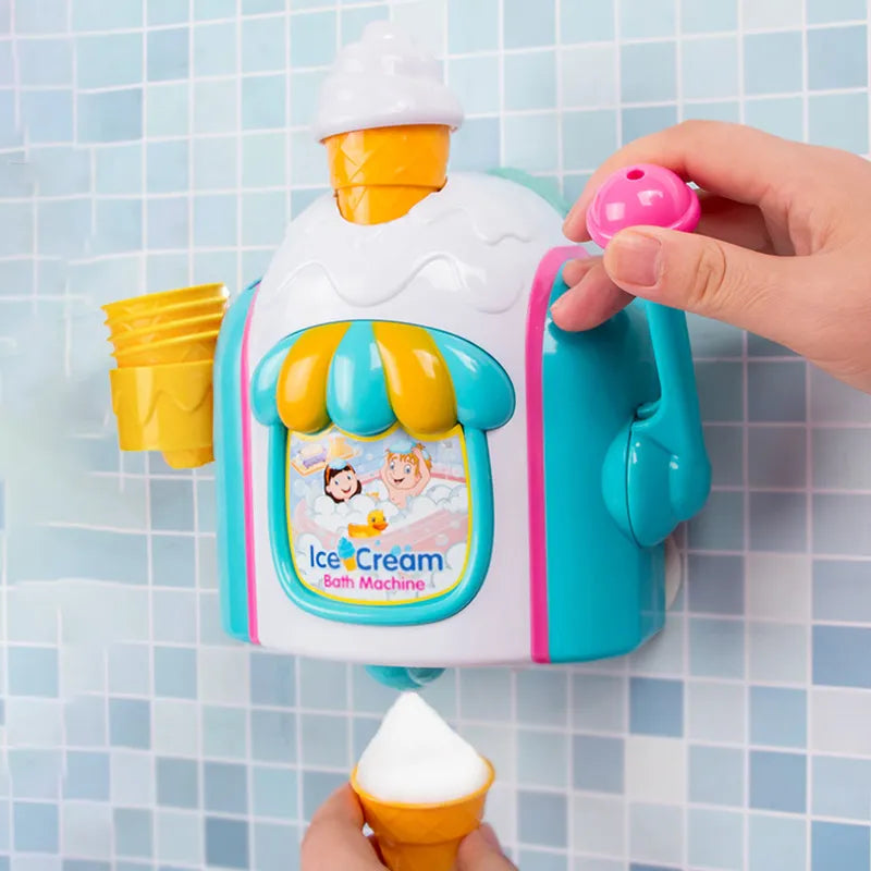 Ice Cream Bath Toy™ - Glaces en mousse - Jouet de bain avec pompe à savon