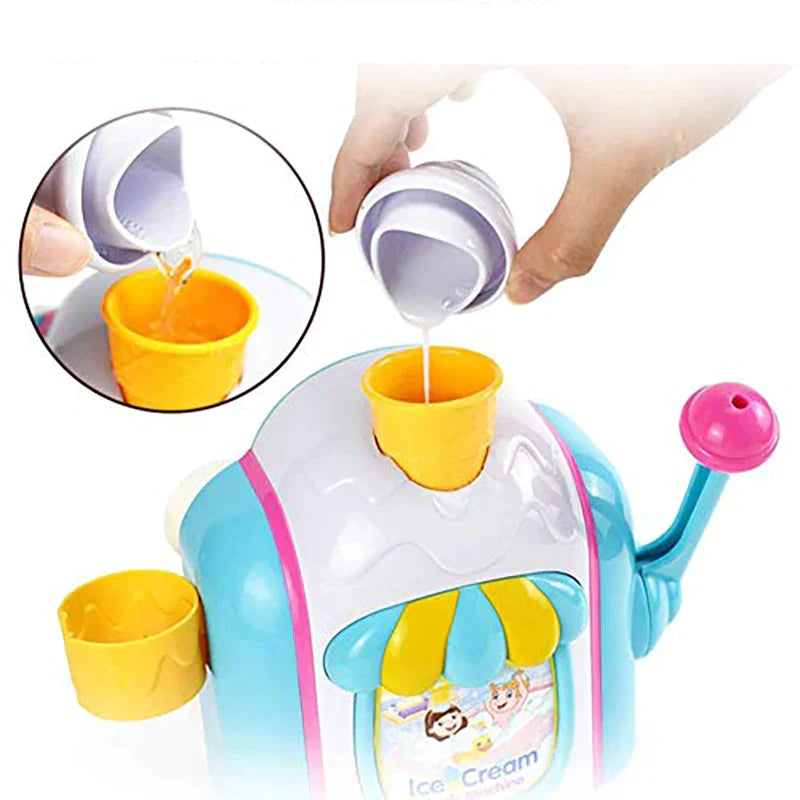 Ice Cream Bath Toy™ - Glaces en mousse - Jouet de bain avec pompe à savon